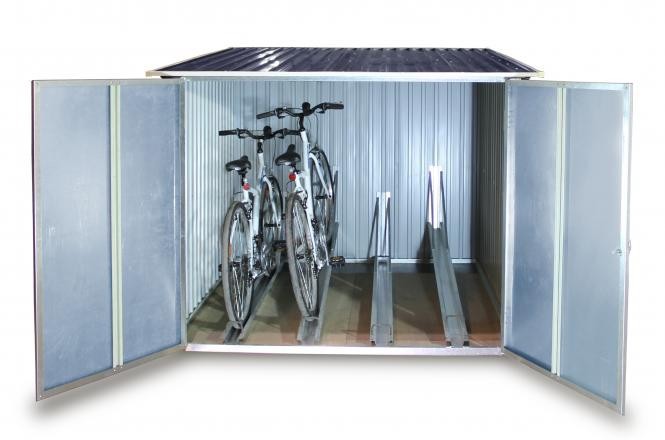 Duramax Fahrradbox Anthrazit ca. 191 x 202 x 140 cm