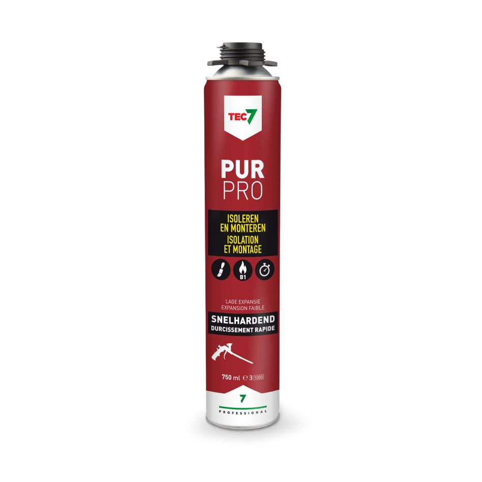 TEC7 670005000 PUR Pro isolerings- och monteringsskum 750 ml