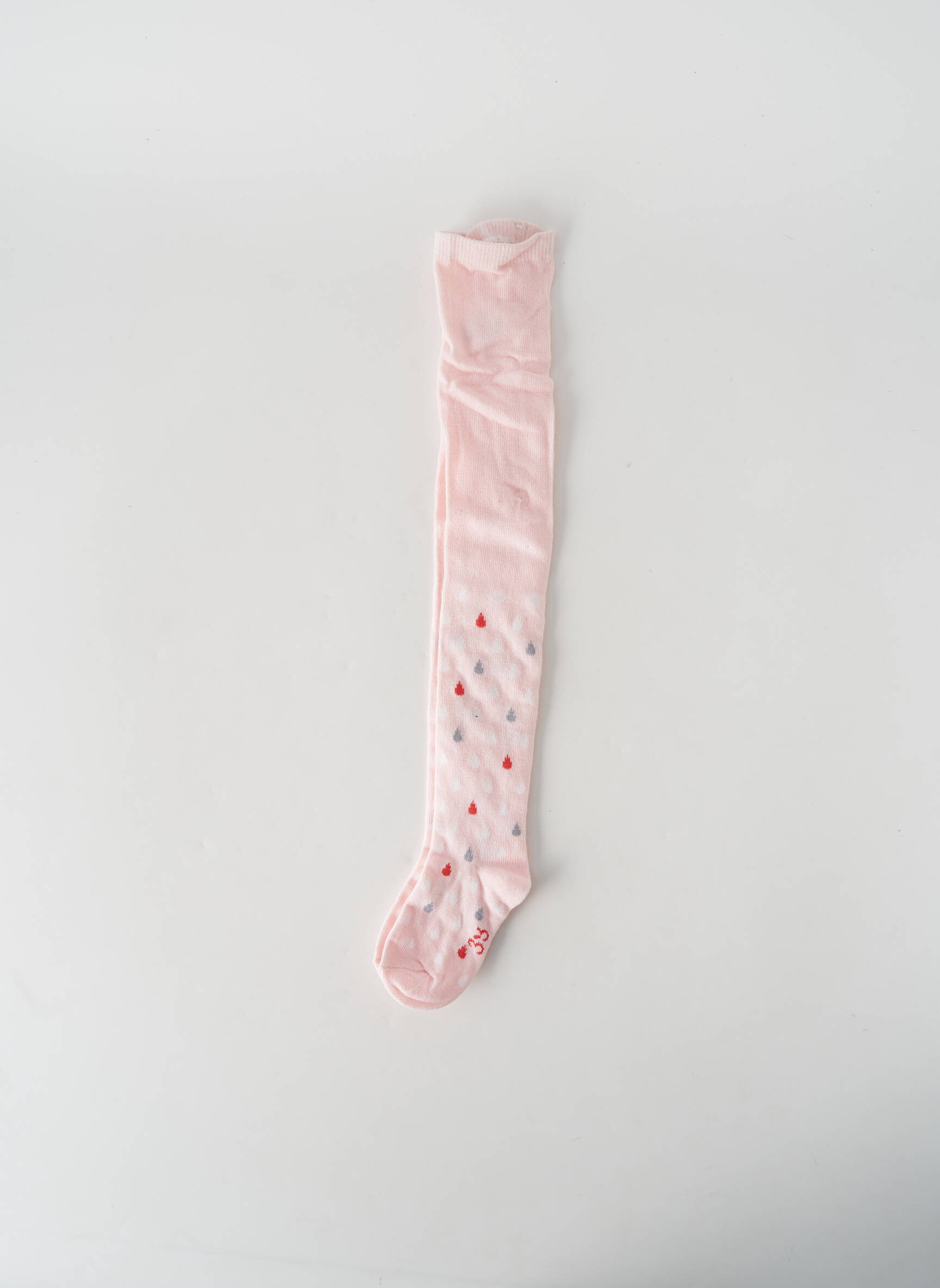 3 Pommes Collant Fille couleur rose
