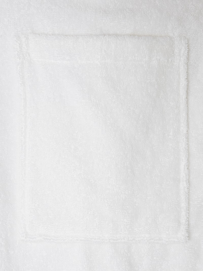 Bademantel aus Bio-Baumwolle in weiß
