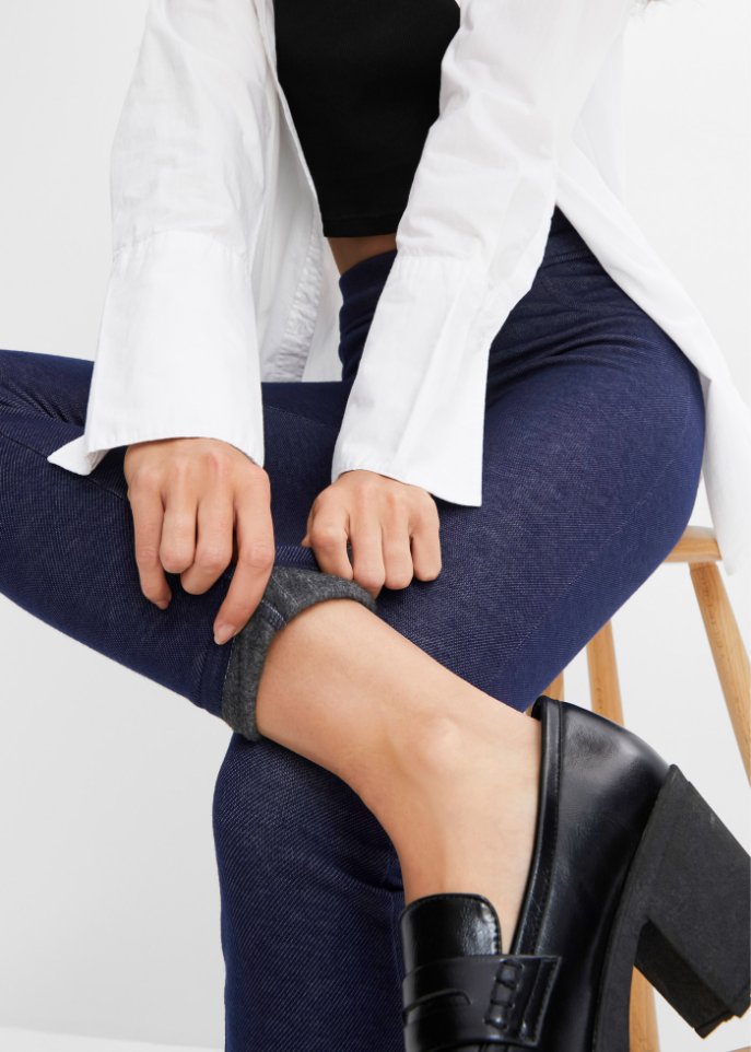 Thermo Leggings in Jeansoptik