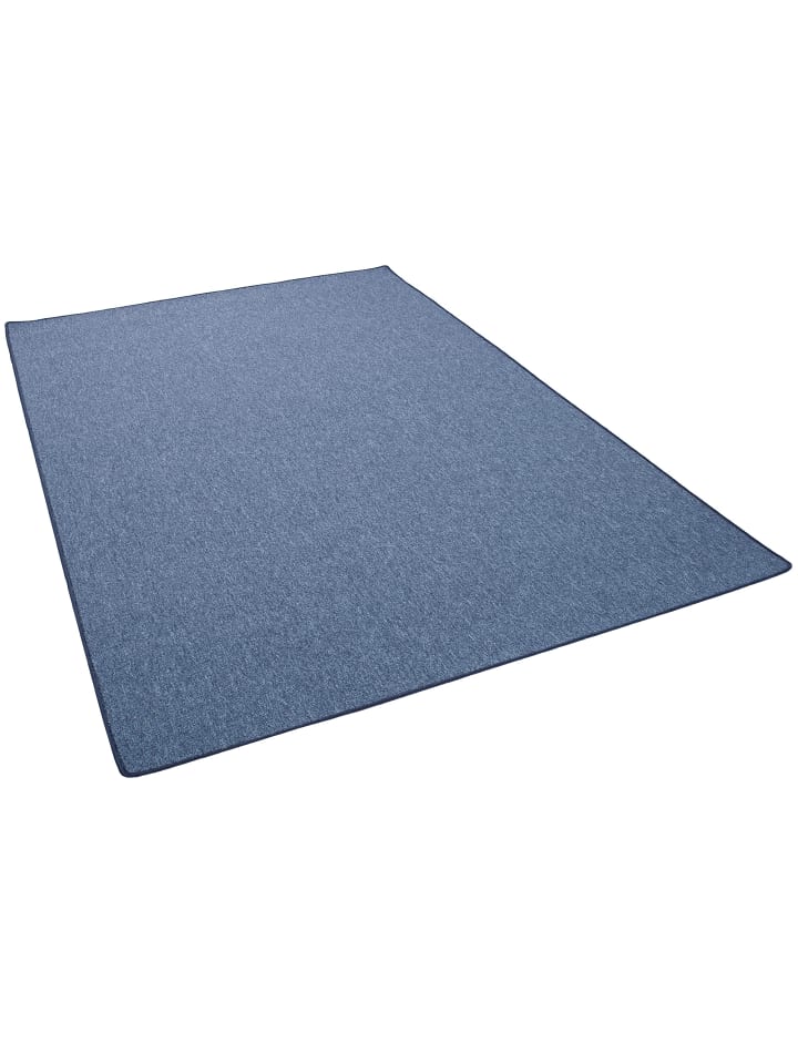 Snapstyle Feinschlingen Velour Teppich Strong in Dunkelblau günstig kaufen