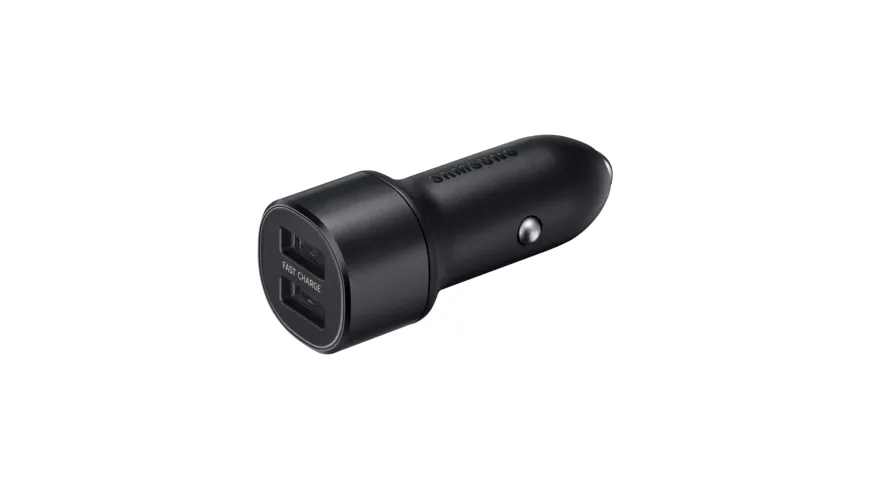 Dual KFZ-Schnellladegerät 2x USB Type-A (15W), Black
