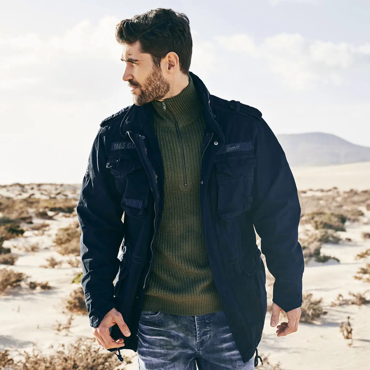BRANDIT M65 Giant Jacke navy