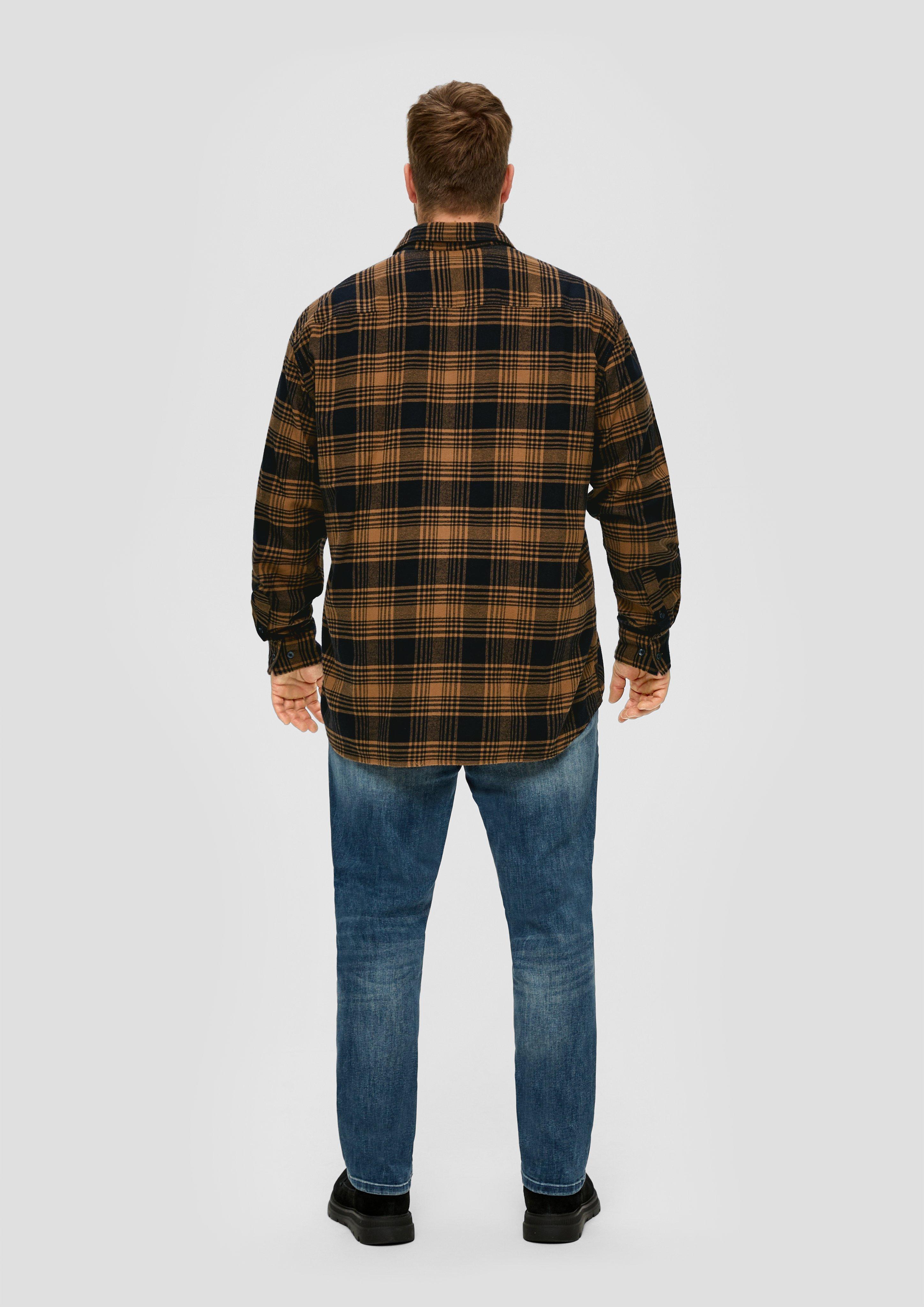 Karohemd aus Baumwollstretch  2139656-84N6
