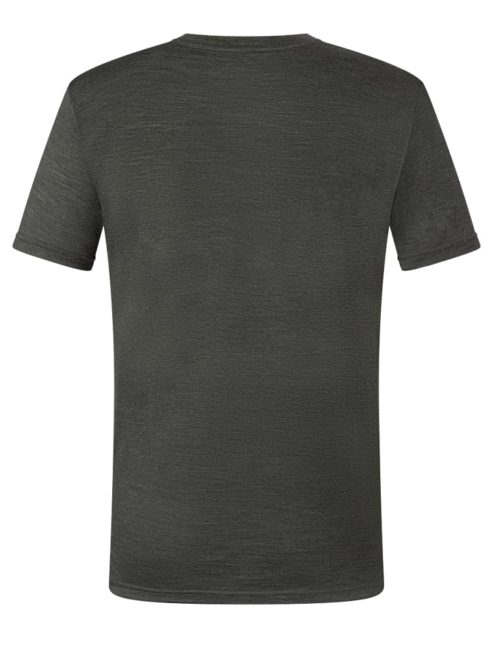 super.natural Merino T-Shirt M GOGGLE TEE in dunkelgrau günstig kaufen S