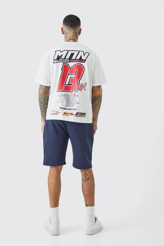 Tall lockere Jersey-Shorts