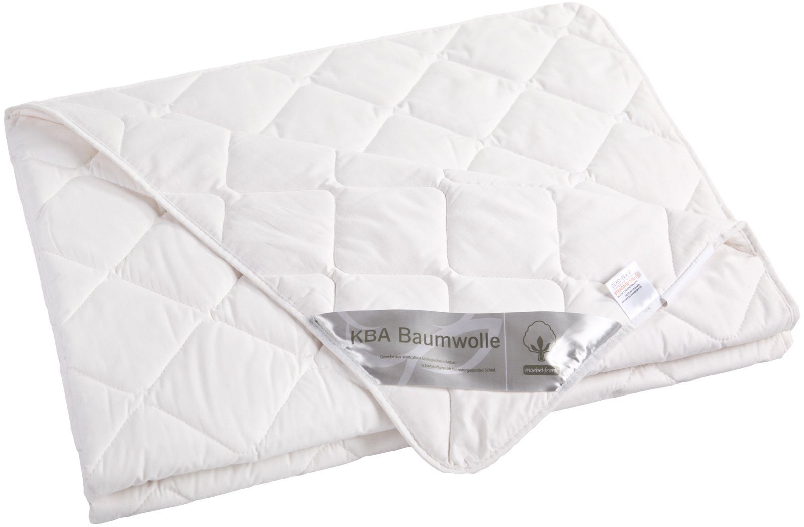 Baumwollbettdecke, Sarah, franknatur, Füllung: 100% Baumwolle, Bezug: 100% Baumwolle kbA, leichte Sommerdecke aus Baumwolle