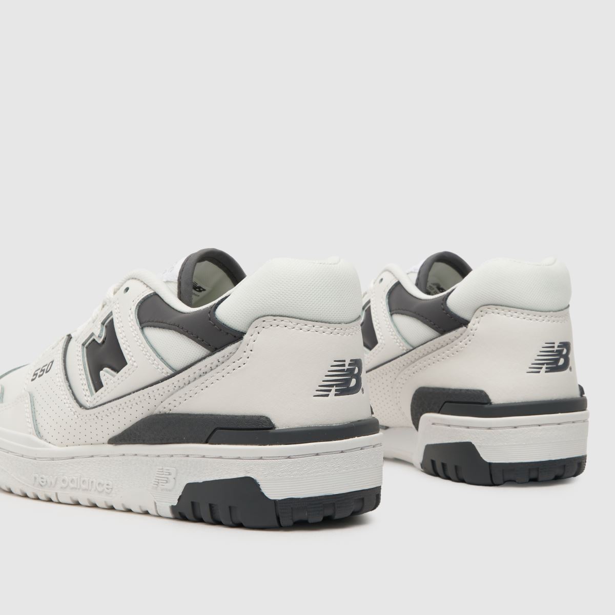 New Balance bb550 träningsskor i vitt och svart
