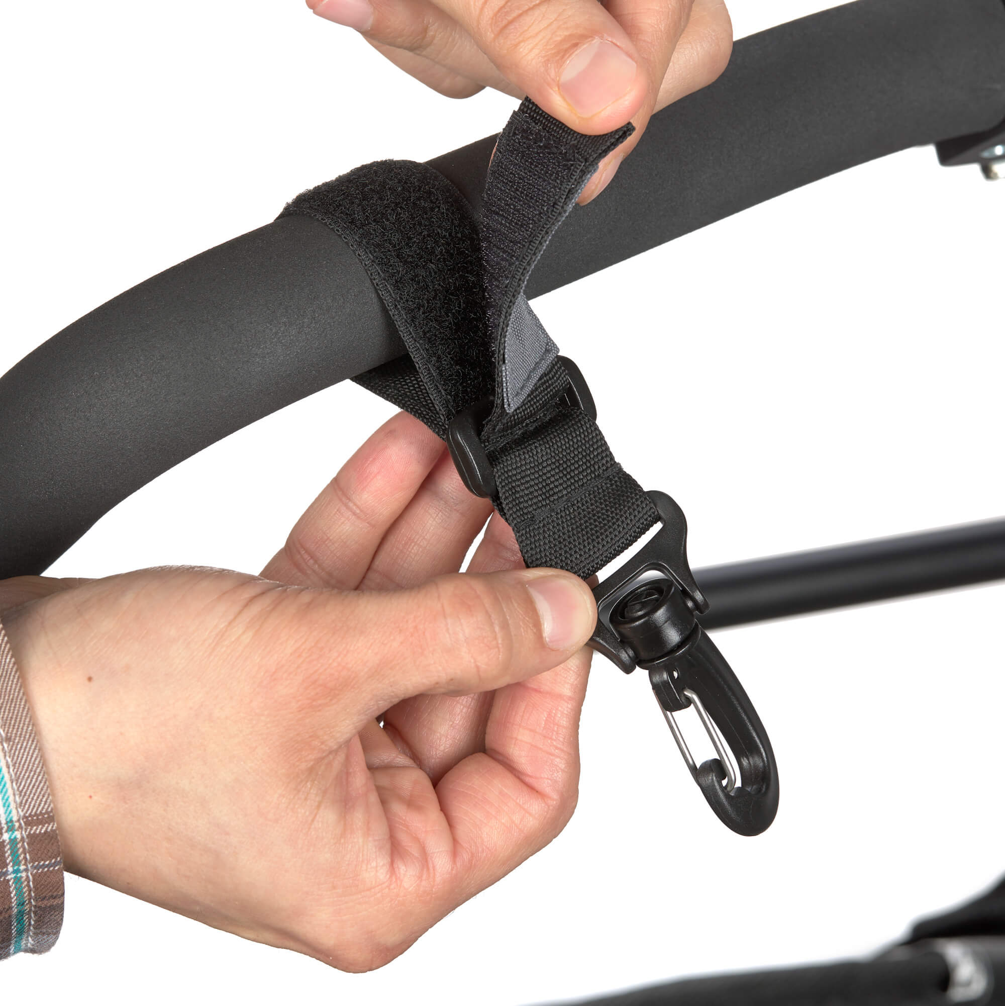 Kinderwagenhaken (2 Stk) - Stroller Hooks, black