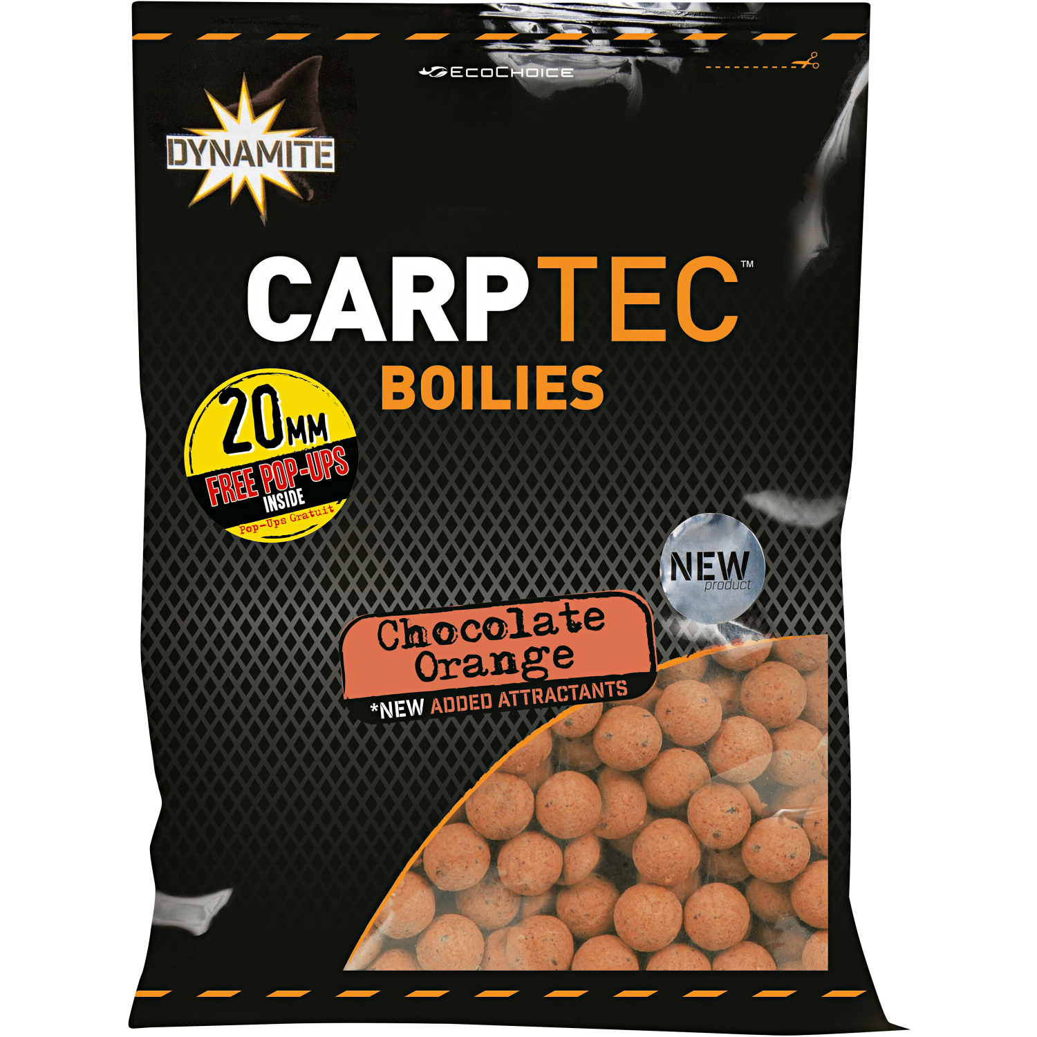 Dynamite Boilies Carp-Tec (chocolate/orange)