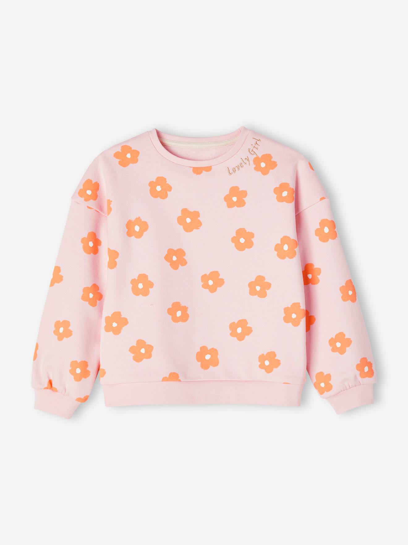 Vertbaudet Mädchen Sweatshirt  Oeko-Tex - rot herzen