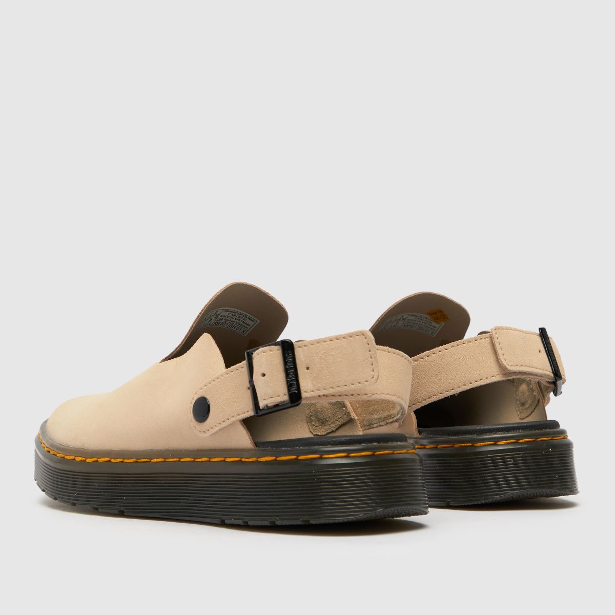 Dr Martens – Carlson – Beige mulesandaler