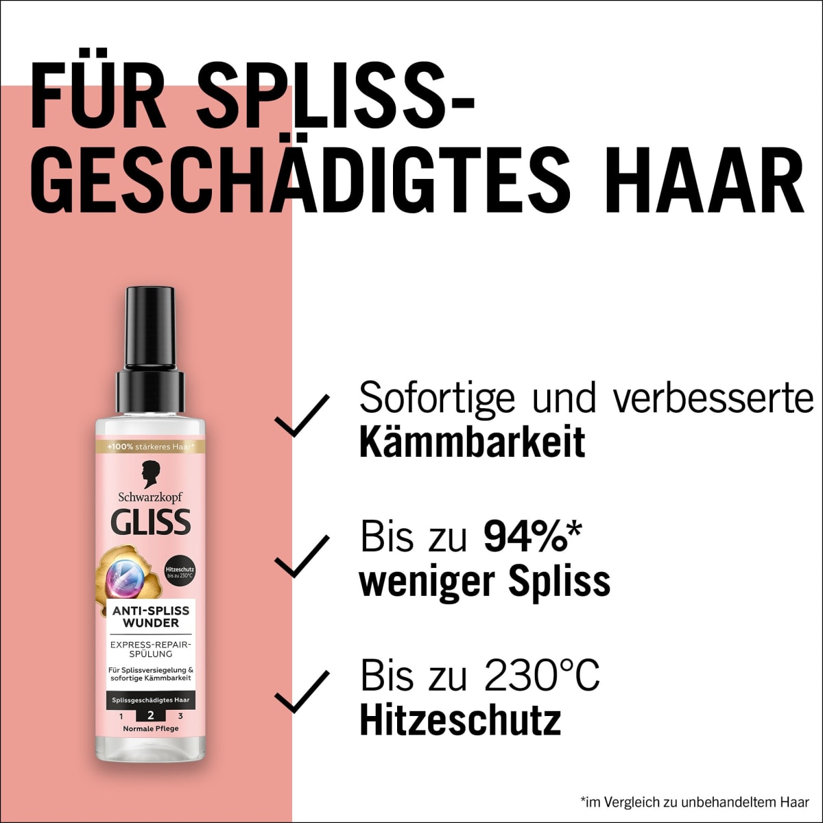 Sprüh-Conditioner Express-Repair Anti-Spliss Wunder, 200 ml