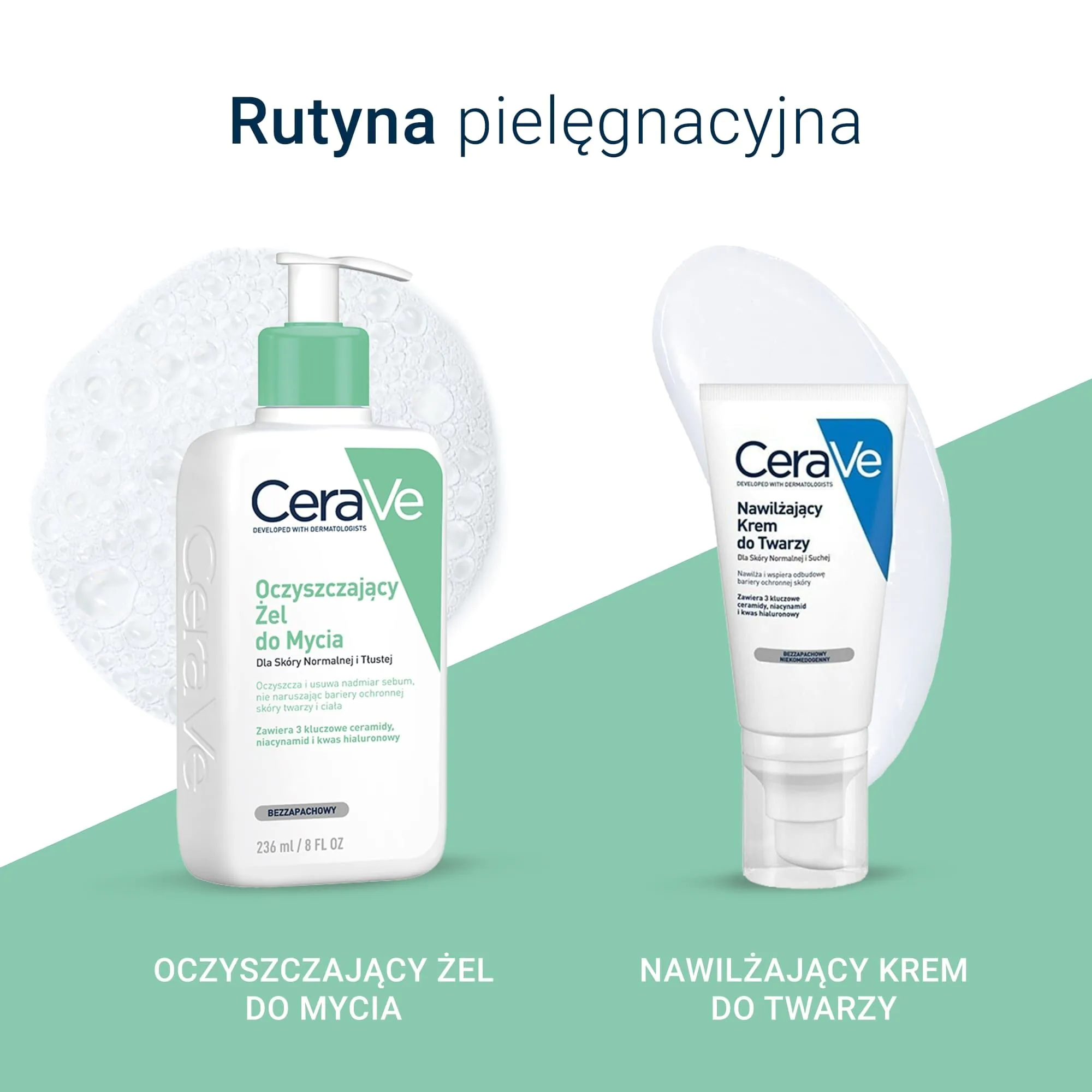 CeraVe valomasis gelis normaliai ir riebiai odai 236 ml