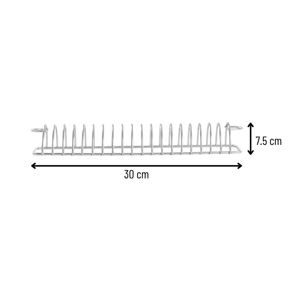 Orange85 19 Reihen Edelstahl-Rippchenhalter