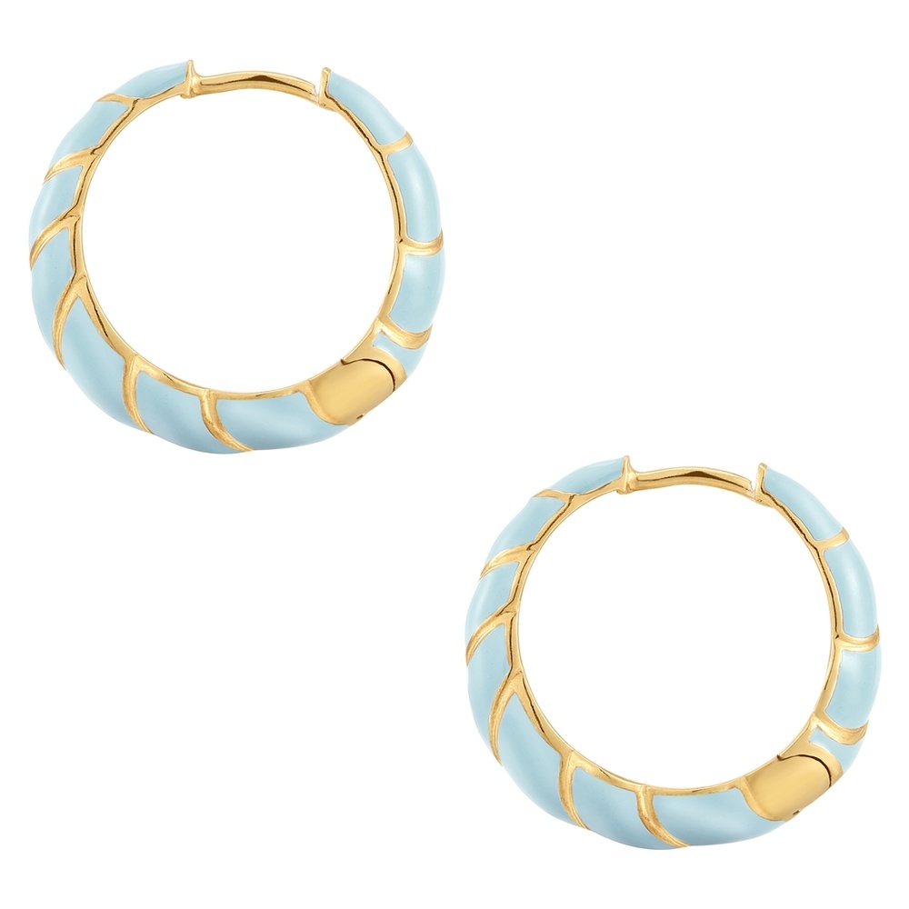 Glanzstücke München Boucles doreilles Argent sterling en Or jaune Boucles d'oreilles