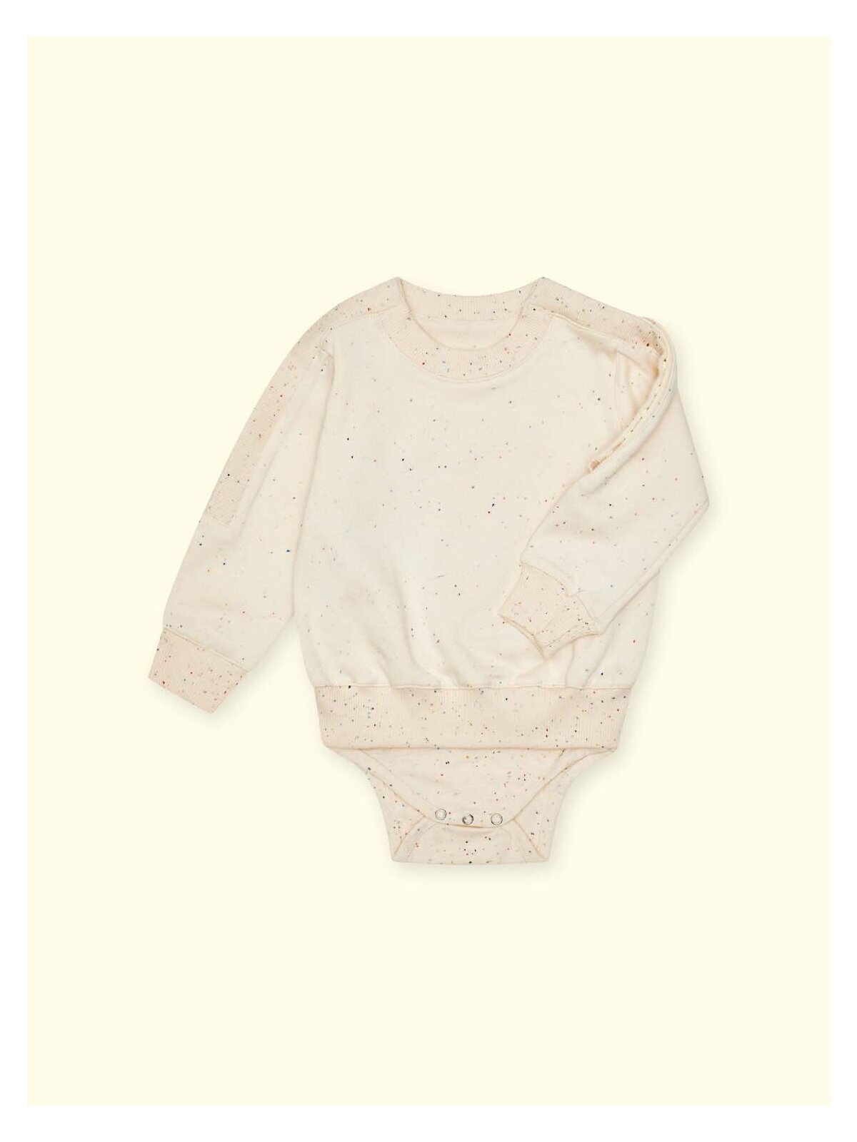 Wombly Pippa Sweatshirtbody, creme