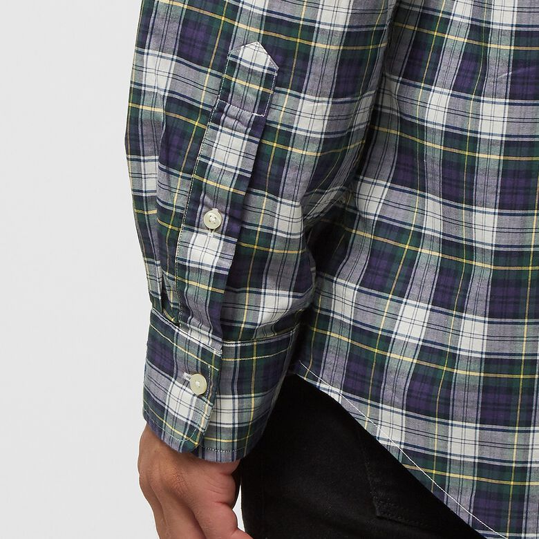 Polo Ralph Lauren Washed Poplin-Lsl-Sps green/yel low multi