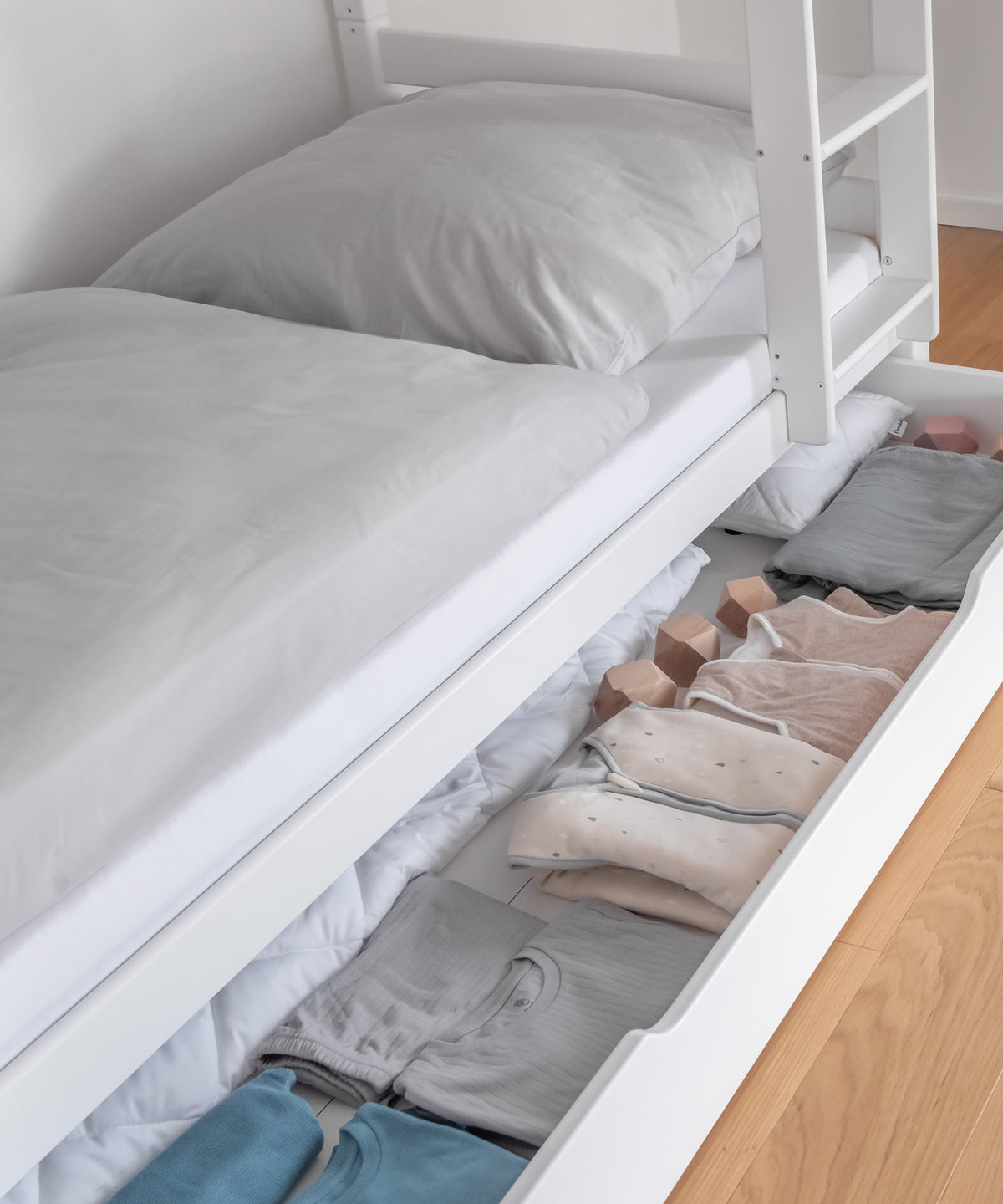 Etagenbett Buche Hoch Weiß