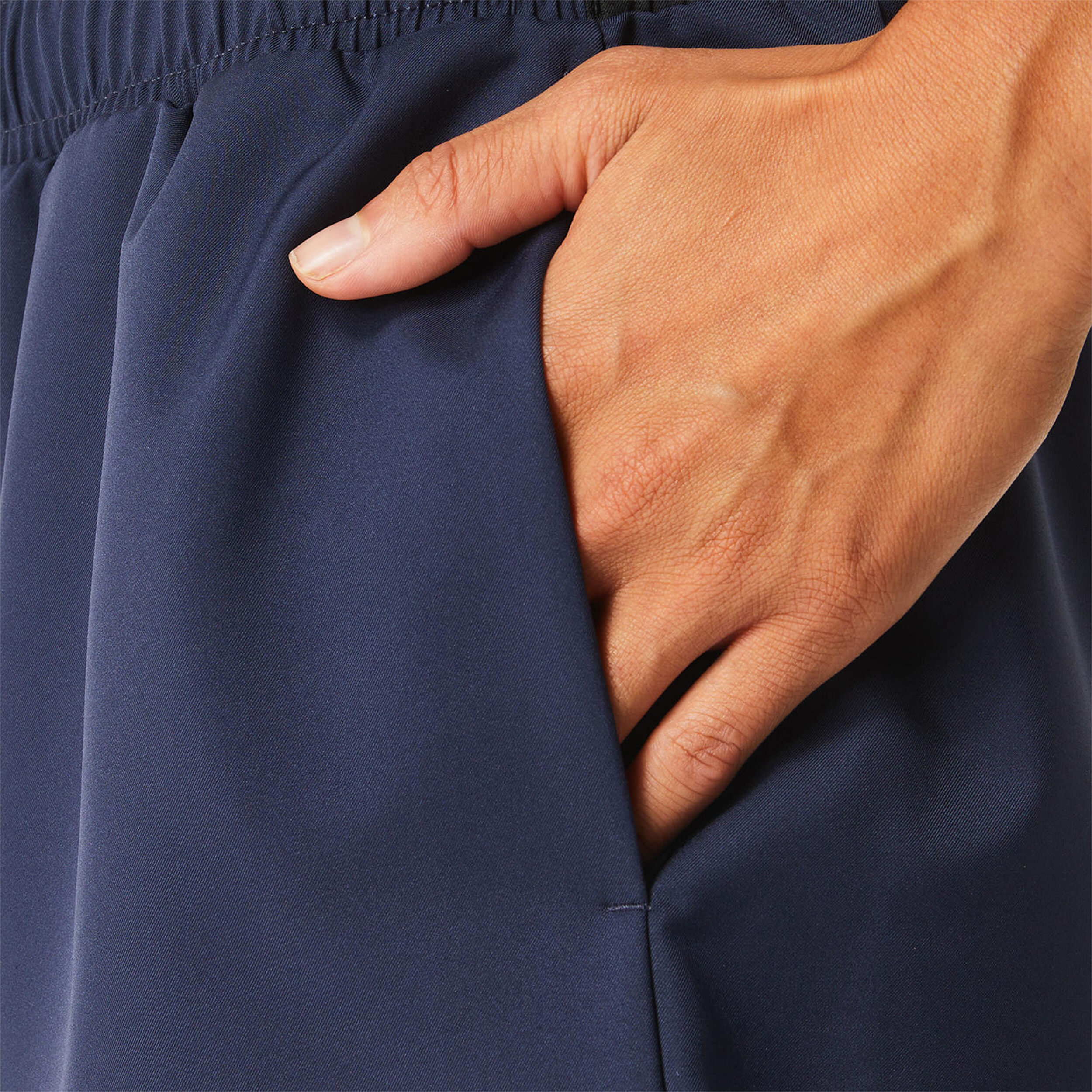 Court Shorts Damen - Dunkelblau, Weiß