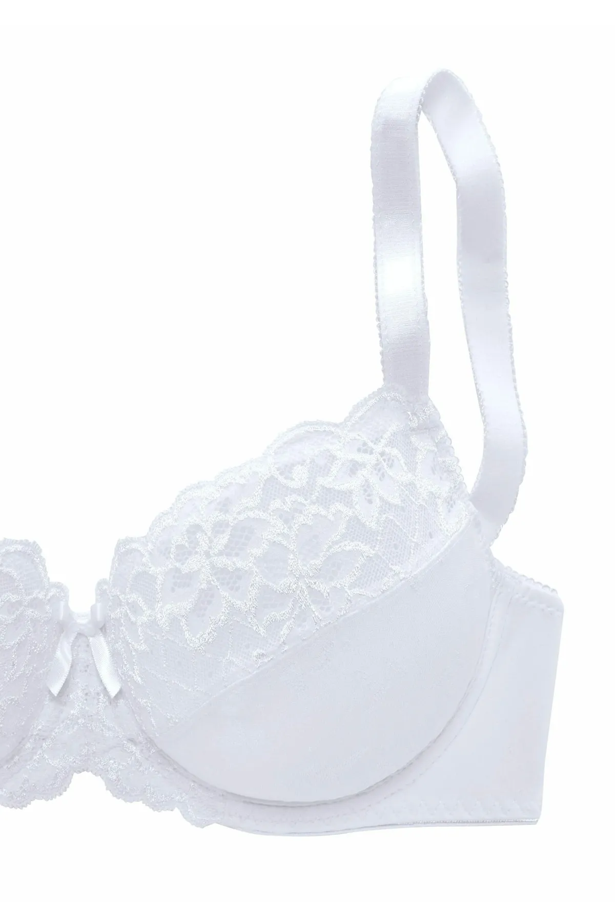 PETITE FLEUR  BH - Weiß - Unifarben
