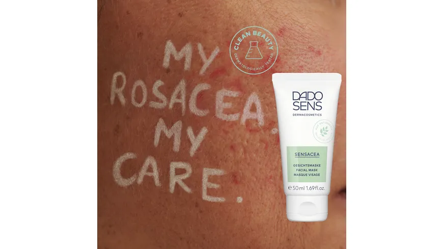 DADO SENS SENSACEA Gesichtsmaske - bei hypersensibler Haut & Couperose 50 ml
