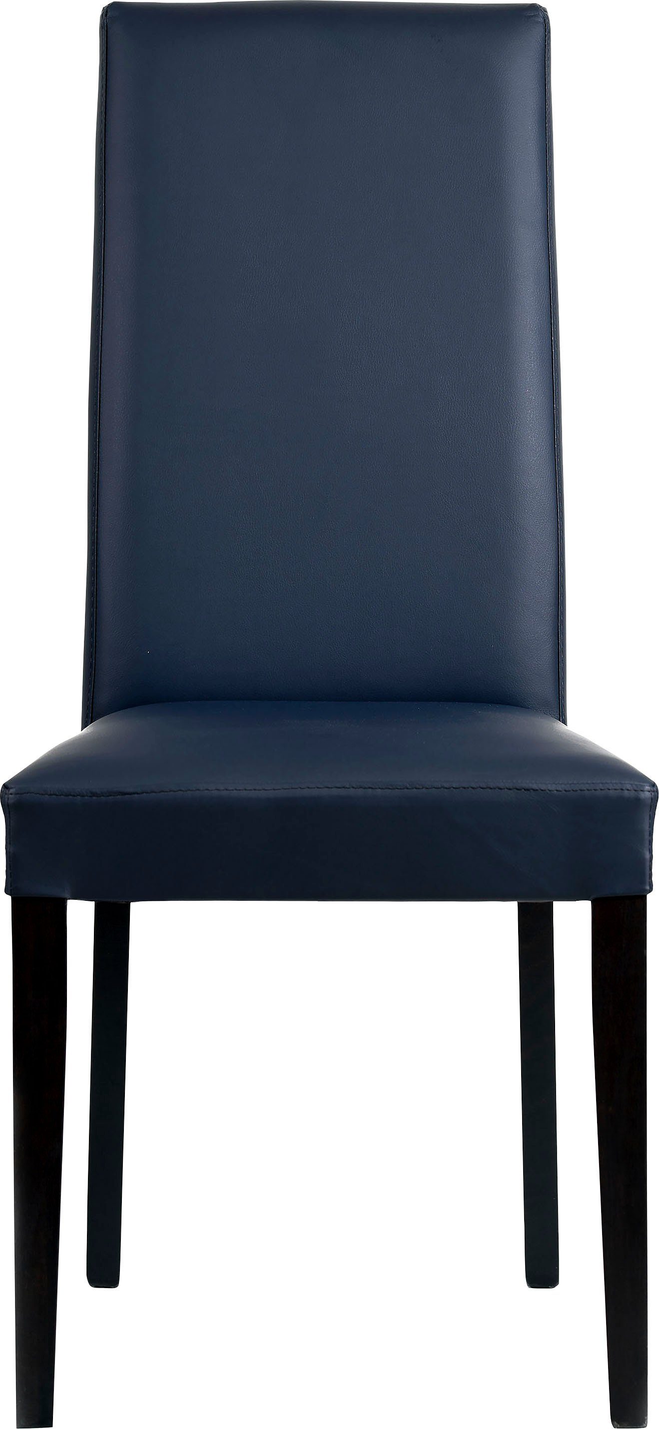 Home affaire Polsterstuhl Java (Set, 2 St), Gestell aus Massivholz, im 2er-Set, naturfarben oder dunkle