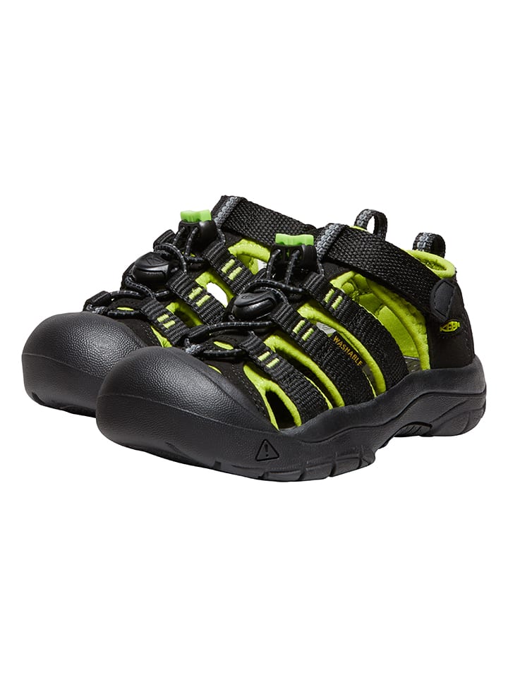 Keen Wandersandalen in Schwarz/ Grün günstig kaufen
