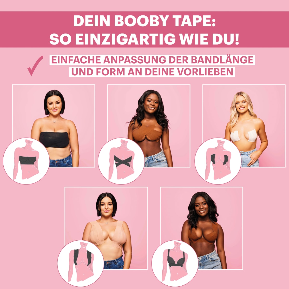 Brust Tape Nude, 5 m