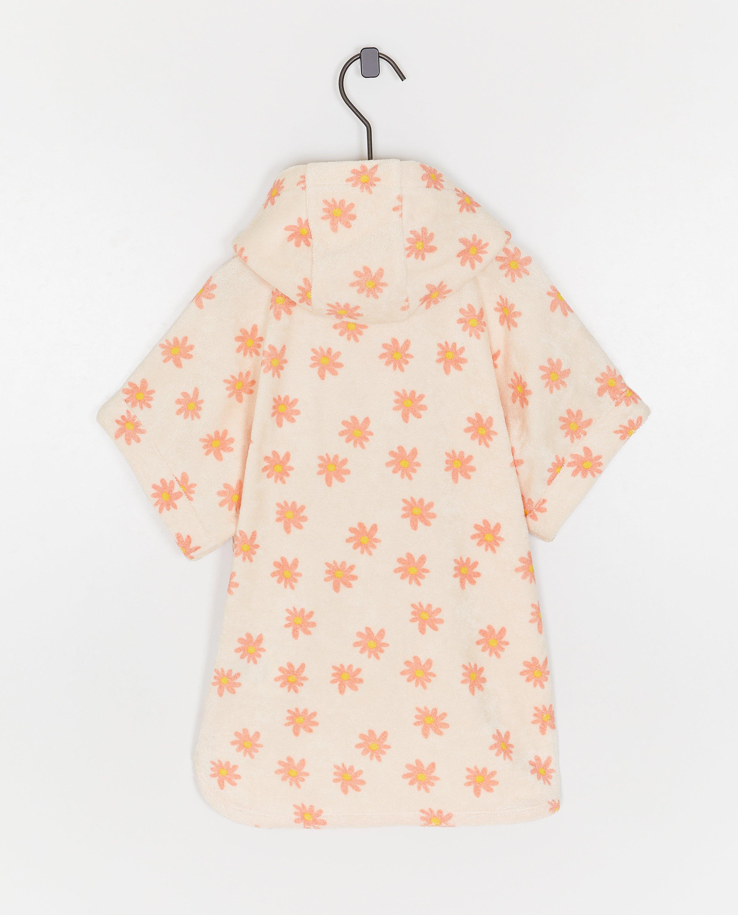 Poncho de baie Cuddles and Smiles cu imprimeu floral, 62-104 roz deschis