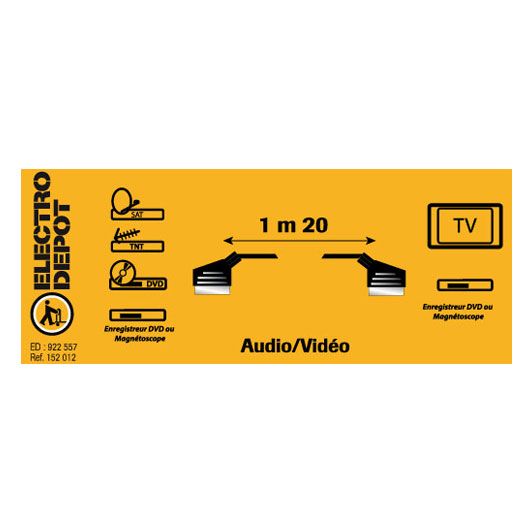 Cablu SCART EDENWOOD 1,20M
