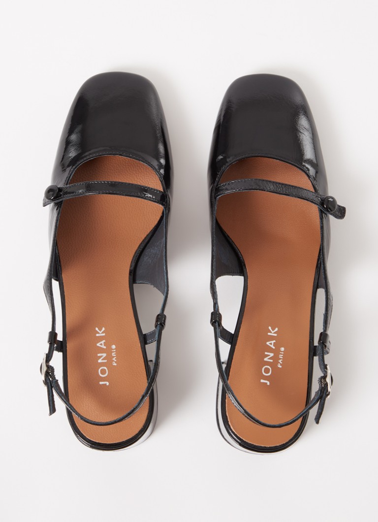 Jonak Dario patent leather slingback
