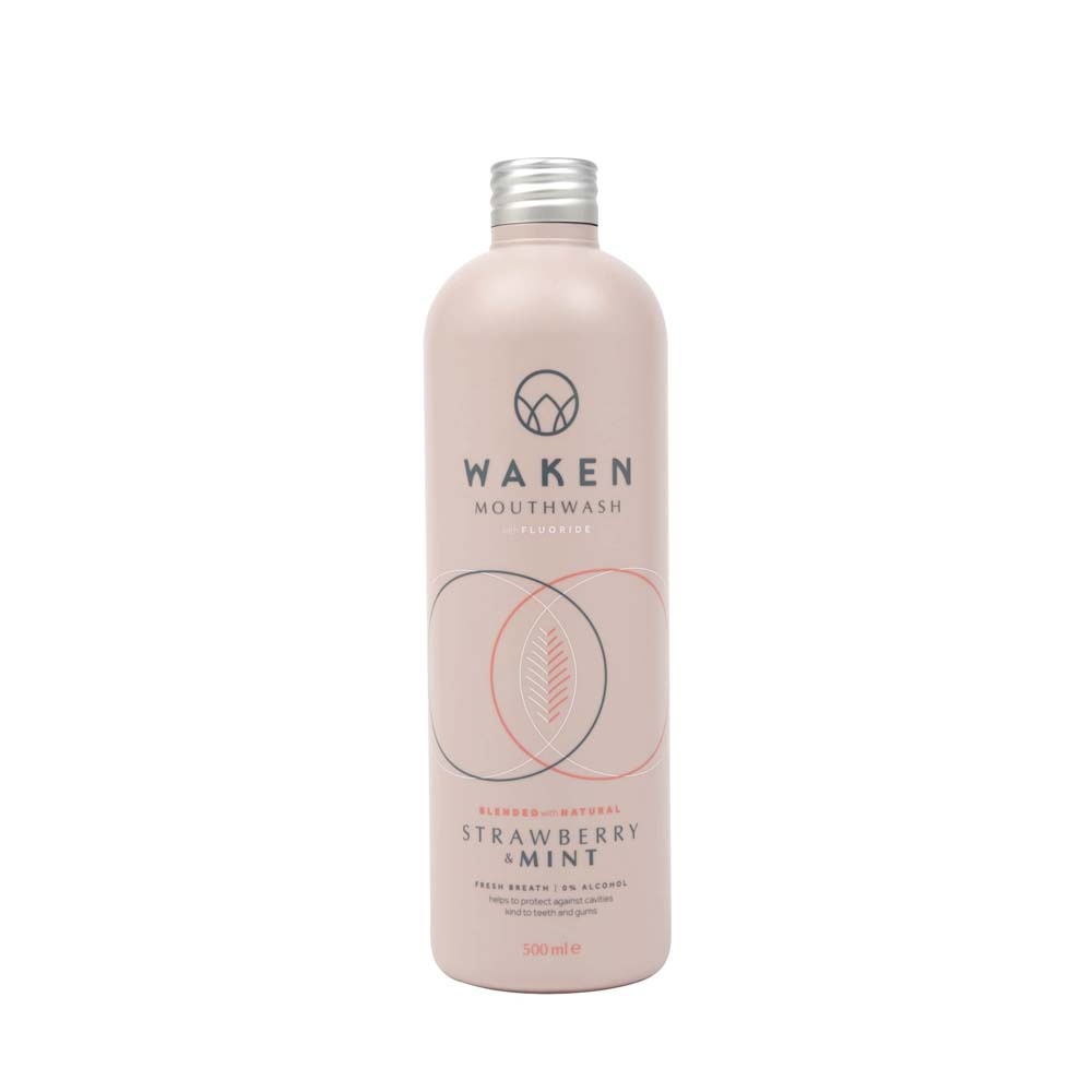 waken Bain de bouche Strawberry & Mint 500ml Bain de bouche