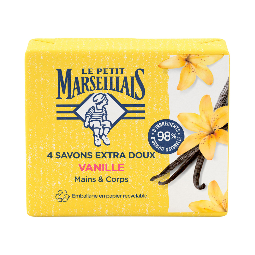 le petit marseillais Lot Savon Extra-Doux Vanille Savon