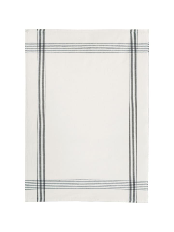 Erwin Müller Jacquard, Halbleinen, Leinen / Halbleinen Geschirrtuch 10er-Pack in grau günstig kaufen 50 x 70 cm