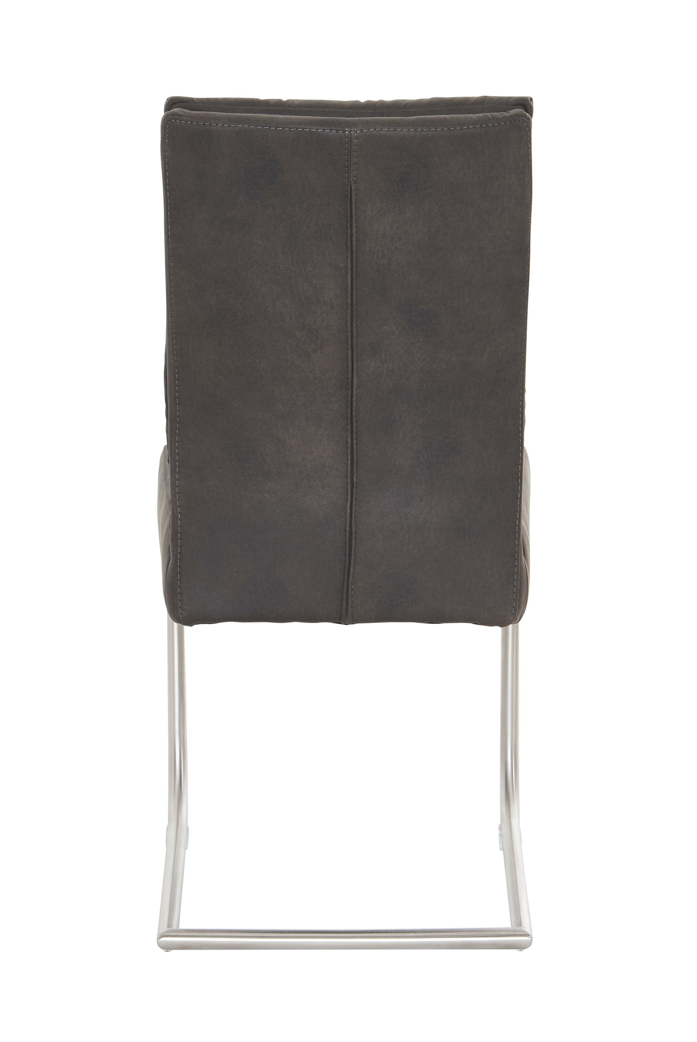 NIEHOFF SITZMÖBEL Freischwinger Komfort (Set, 2 St), in 3 Farben, Gestell aus Edelstahl