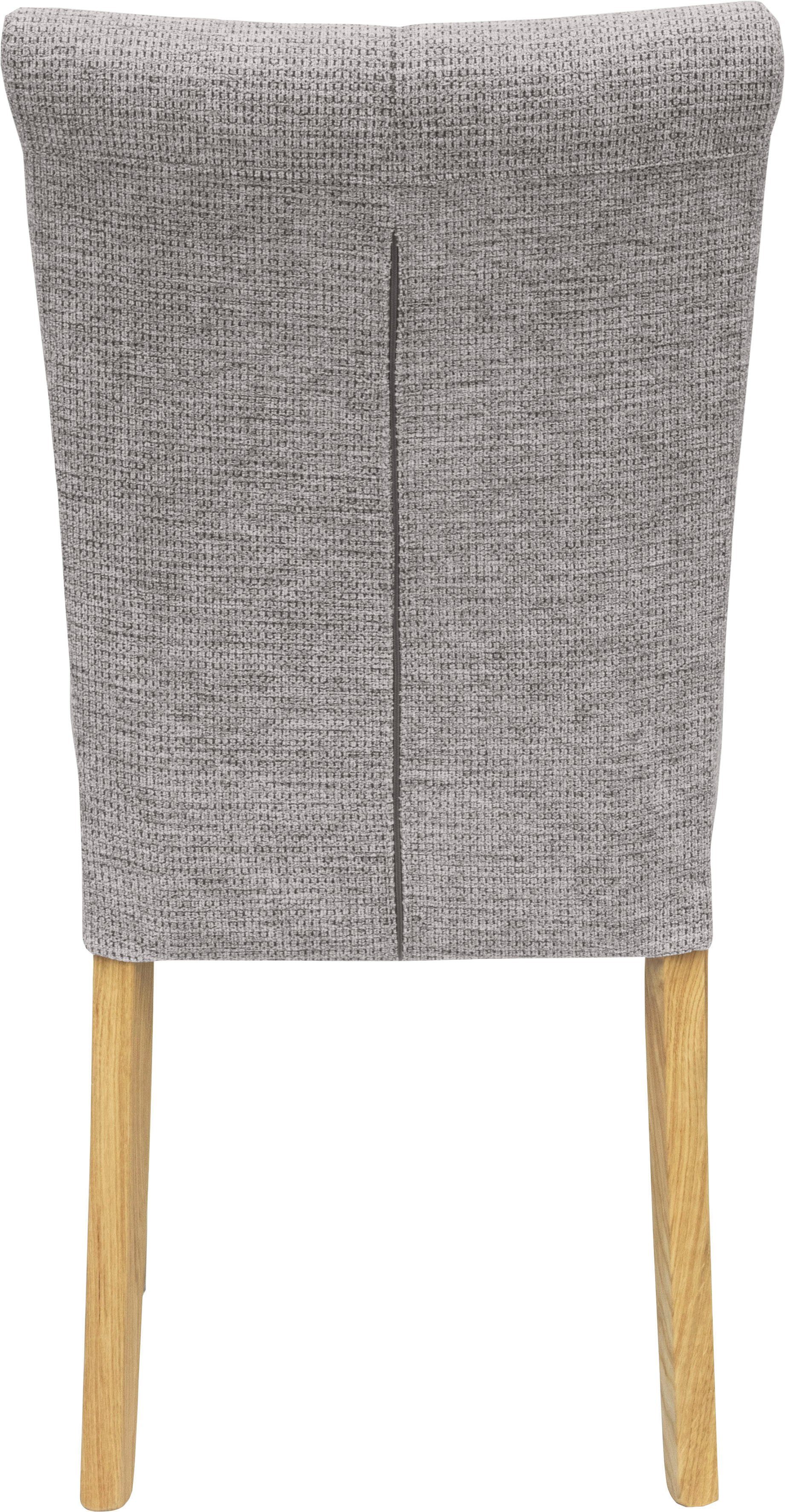 Home affaire 4-Fußstuhl Queen (Set, 2 St), bezogen mit Web- oder Strukturstoff, Microfaser oder Kunstleder