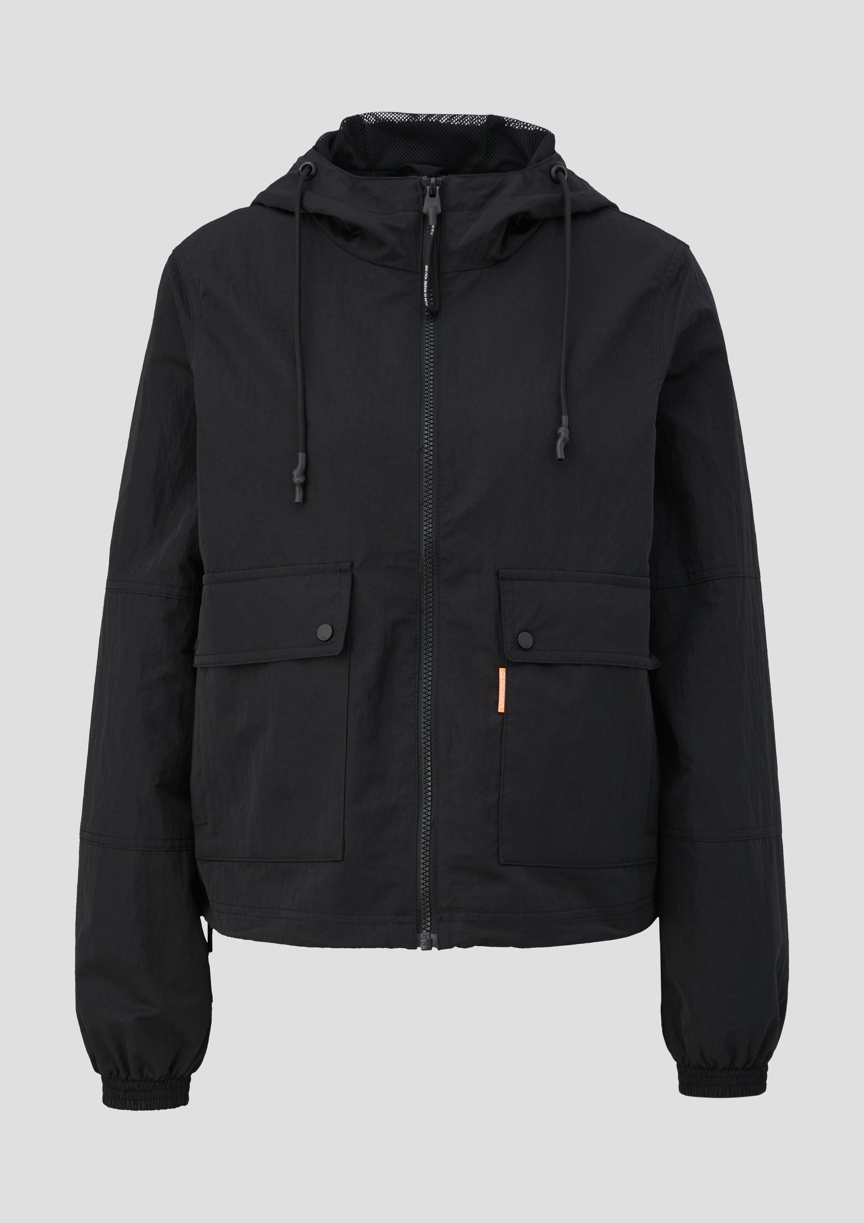 Kapuzenjacke mit Crinkle-Struktur  2140321-9999