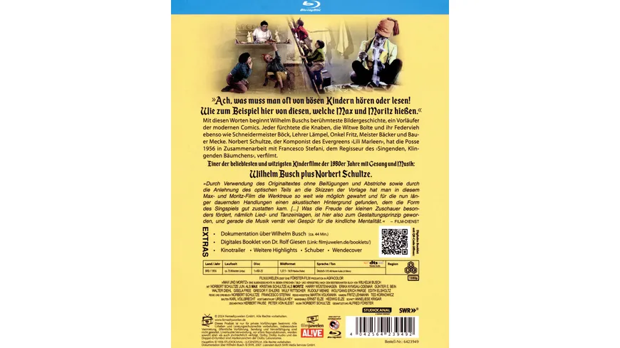 Max und Moritz (1956) (Filmjuwelen / Förster-Film Märchen nach Wilhelm Busch)