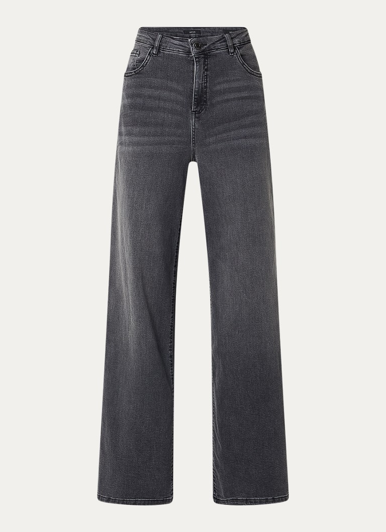 OPUS  Marli high waist wide leg jeans met steekzakken