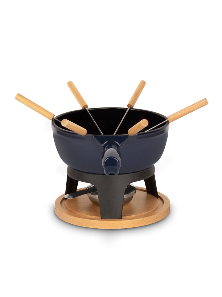 HKoenig Fondue-Gerät MONT JOUX Dunkelblau günstig kaufen onesize
