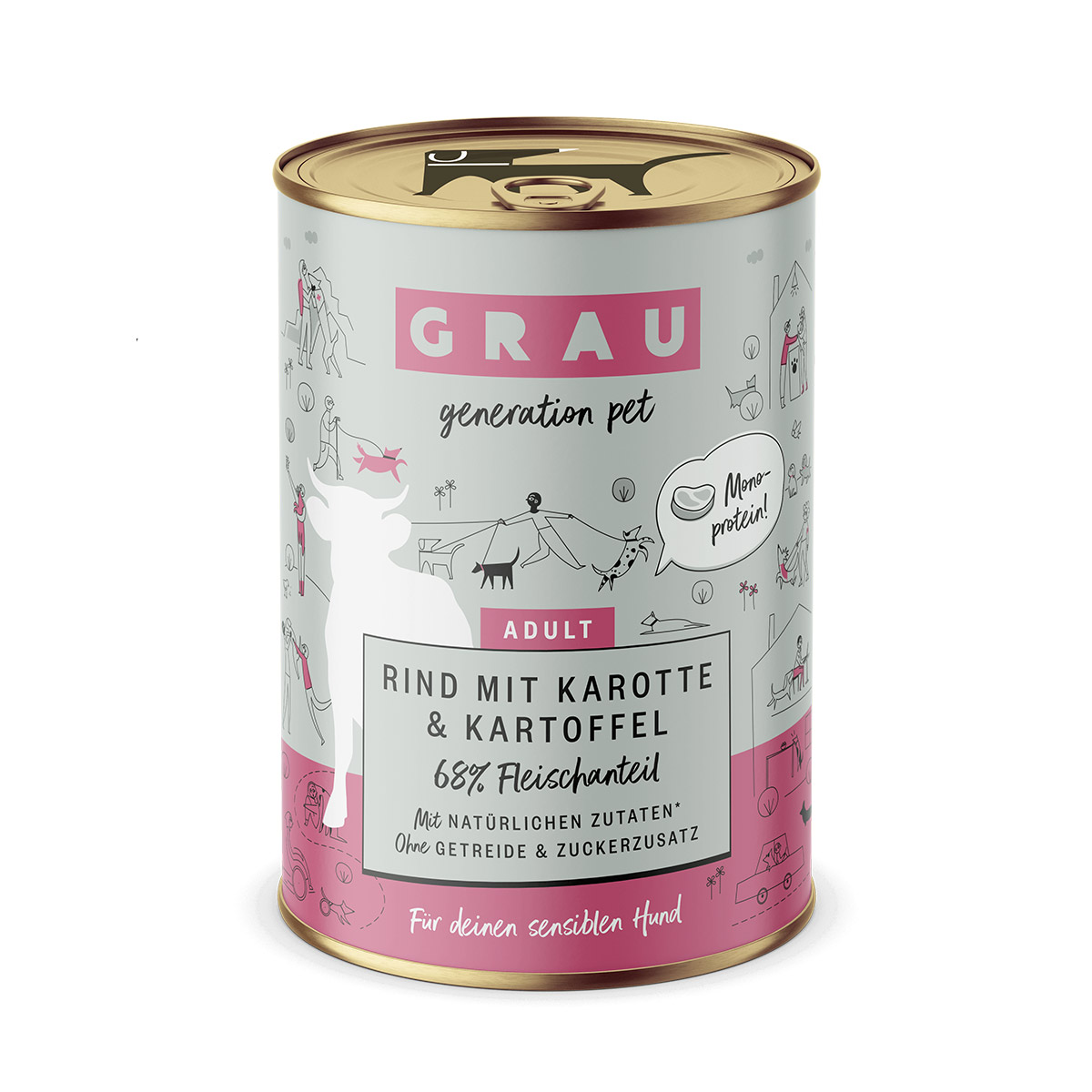 GRAU Rind mit Karotte & Kartoffel günstig kaufen bei ZooRoyal