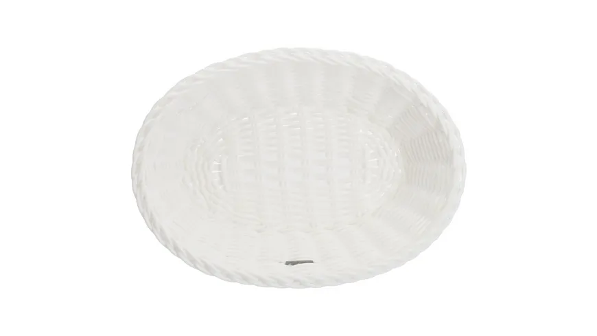 WESTMARK Brotkorb oval  23,5x16x6,5cm weiß