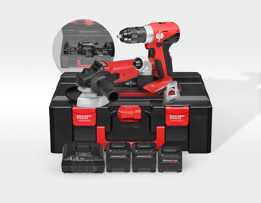 18V Akku-Winkelschleifer+ Multi-Bohrschr. M SET II