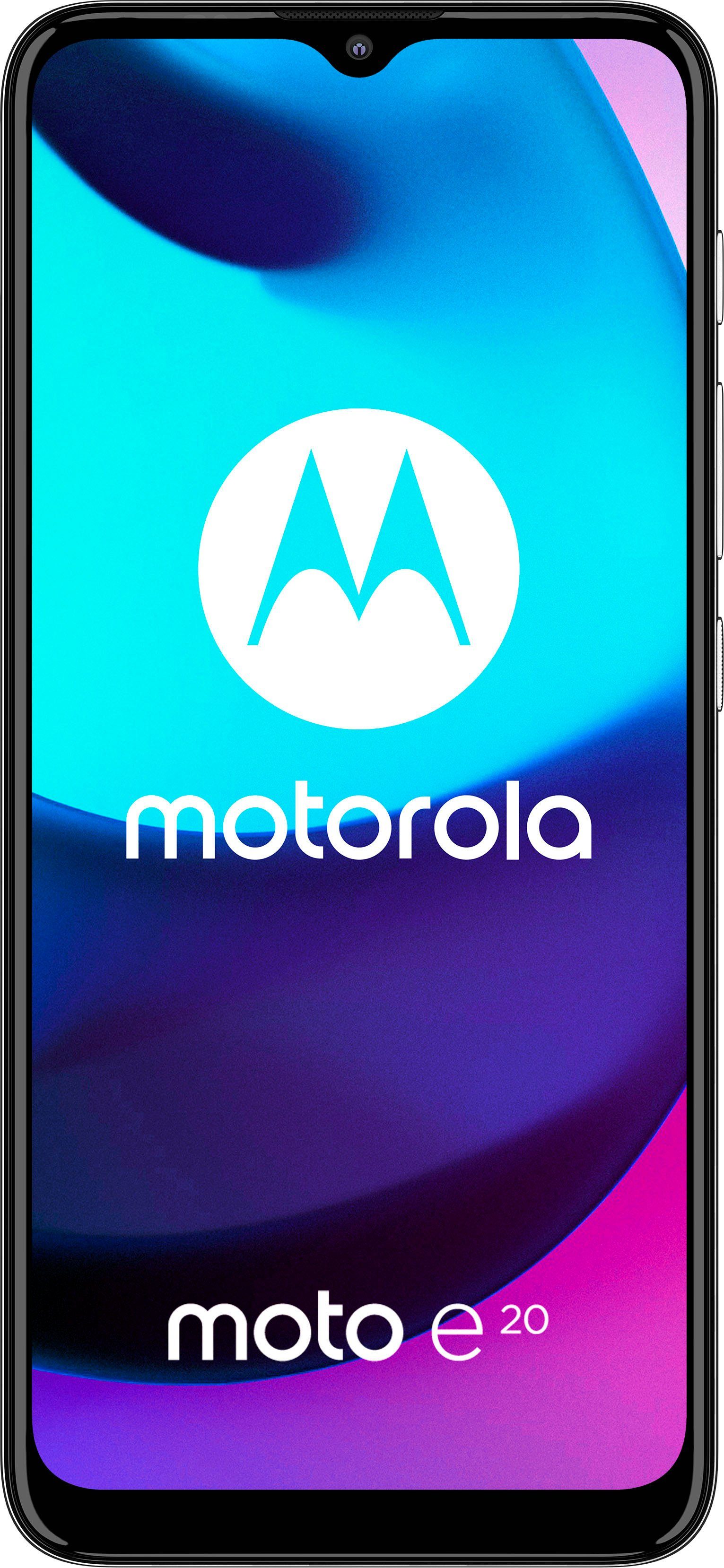 Motorola E20 Smartphone (16,56 cm/6,52 Zoll, 32 GB Speicherplatz, 13 MP Kamera)