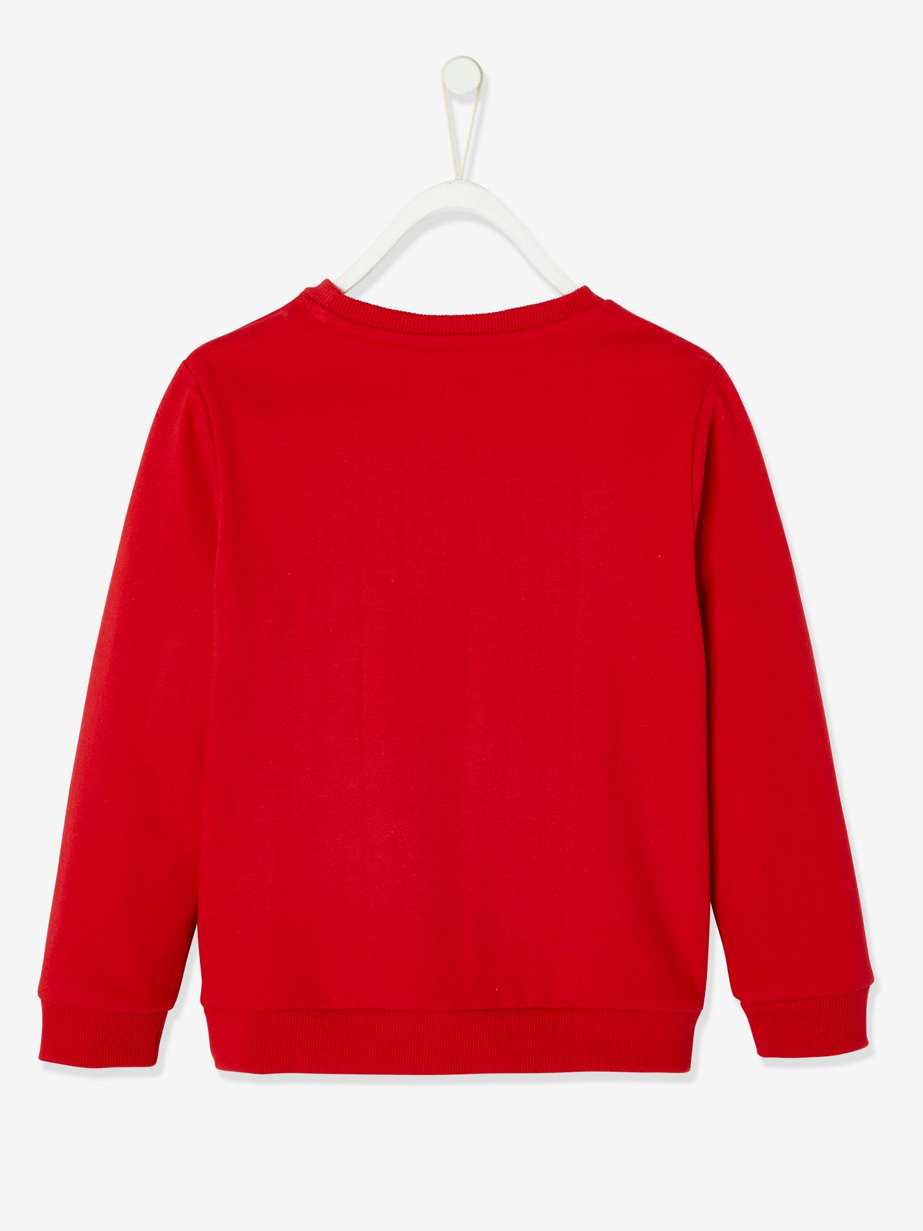 Sweat fille Miraculous® rouge anime placée