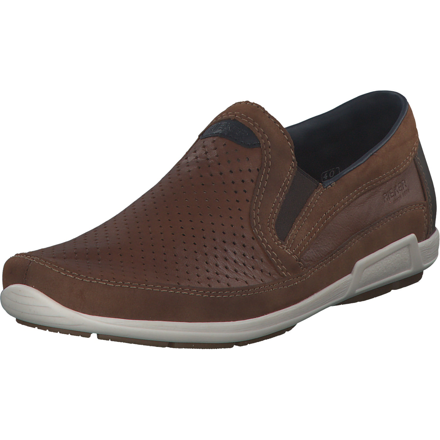 Rieker 09055, Sportliche Slipper, Herren, reh/muskat/lake/tabak