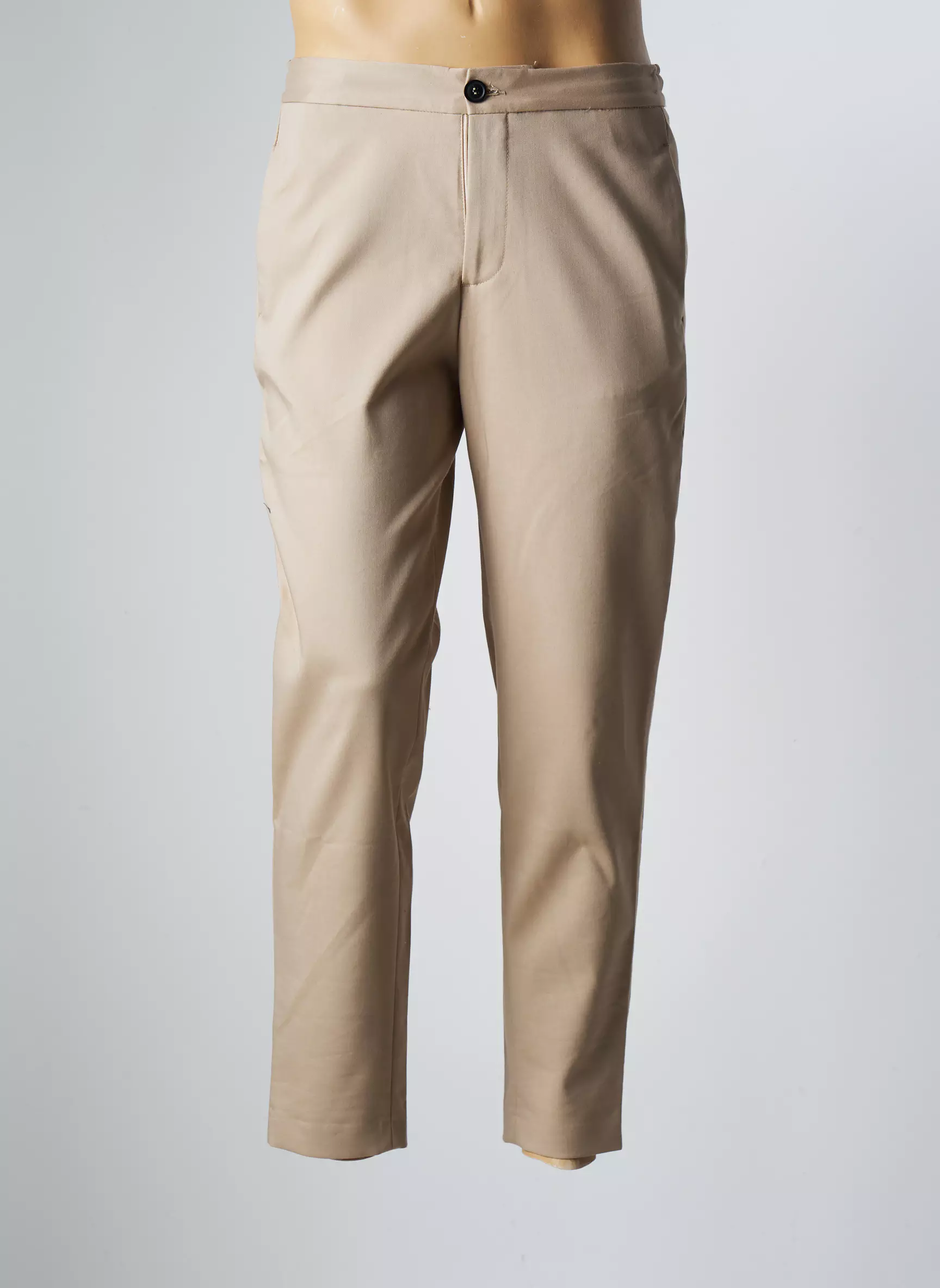 Selected Pantalons Slim Homme couleur beige