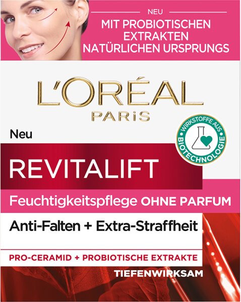 L'Oréal Paris Revitalift Klassik Feuchtigkeitspflege Ohne Parfum Gesichtscreme